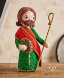 São Judas Tadeu da Esperança e das Causas Impossíveis – Amigurumi Sagrado em Crochê | Santa Arte