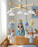 Mobile de Berço Nossa Senhora do Amor e da Proteção – Arte Sacra Infantil | Santa Arte
