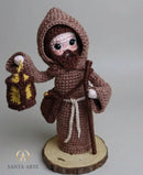 São Longuinho da Fé Simples e das Graças Alcançadas – Amigurumi Sagrado em Crochê | Santa Arte