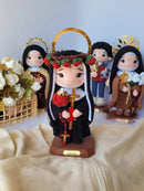 Quarteto da Fé Moderna e Eterna – Amigurumis Sagrados em Crochê | Santa Arte