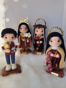 Quarteto da Fé Moderna e Eterna – Amigurumis Sagrados em Crochê | Santa Arte